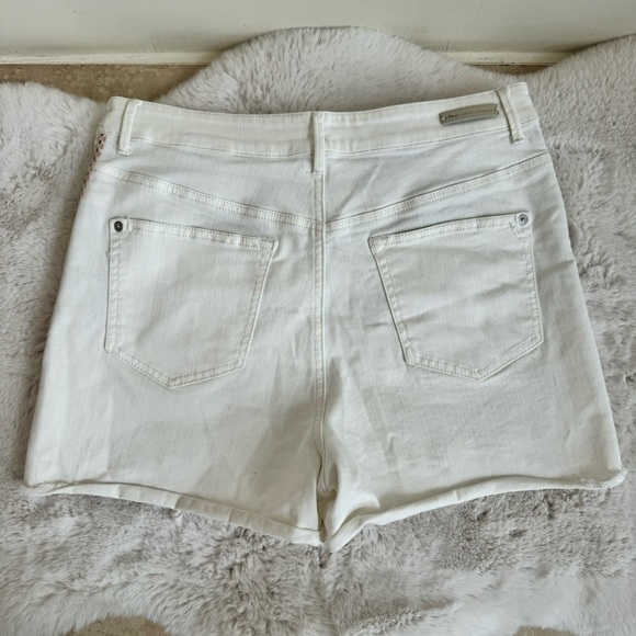 Anthropologie Faustine Embroidered Drawstring Waist Shorts Womens Size 30 White - Picture 4 of 14